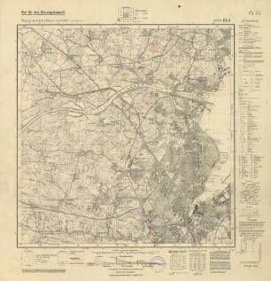 1626 (alte Nr.: 361) Kiel, Topographische Karte 1:25000 (4cm - Karte)