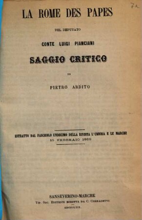 La Rome des papes