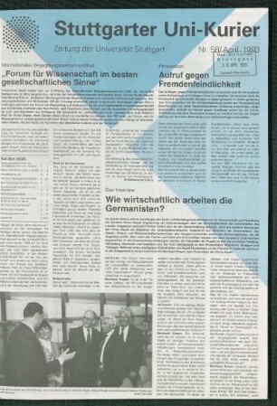 Heft Nr. 58 / April 1993