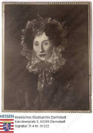 Volhard, Sophie Susette geb. Verdier de la Blaquière (1767-1842) / Porträt in mittleren Jahren, Brustbild, vorblickend