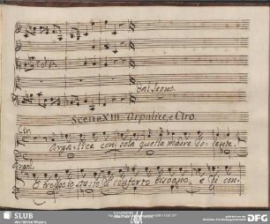 Scena 13: Arpalice consola quella madre dolente