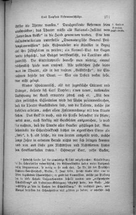 Carl Toepfers Reformvorschläge.