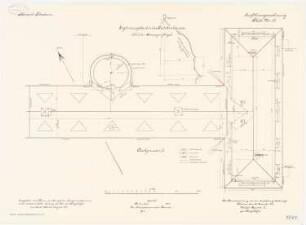 Kadettenhaus der Garnison Potsdam Ergänzungsbauten: Östlicher Kompanieflügel: Grundriss Dachgeschoss 1:100