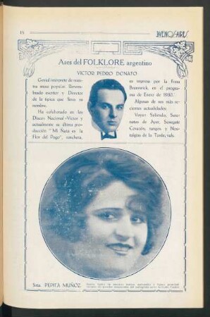 Ases del folklore argentino: Víctor Pedro Donato