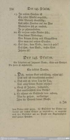 Der 145. Psalm