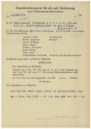 Dieter, Johannes