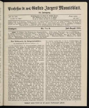 37-49, Nr. 7 u. 8. Juli-August 1916.