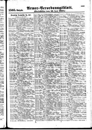 1505.Ausgabe. Samstag, 16. Juni 1917