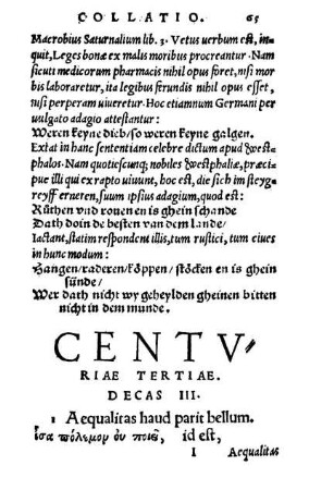Decas III.