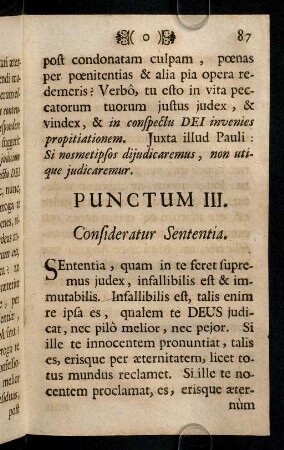 87-91, Punctum III; Oratio