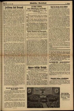 Zweite Ausgabe vom Mittwoch, den 24. Juli 1940.