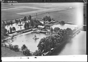 Dresden-Weißig, Marienbad (Badestelle Weißig), Luftbild