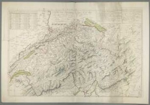 Nouvelle Carte Hydrographique et Routière de la Suisse