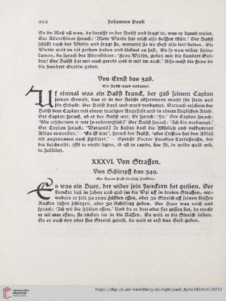 XXXVI. Von Straffen
