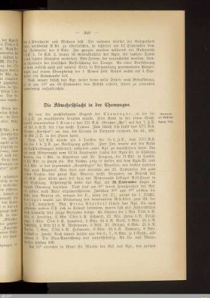 Die Abwehrschlacht in der Champagne