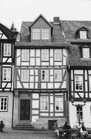 Wohnhaus, Fachwerk; Gelnhausen, Obermarkt 5
