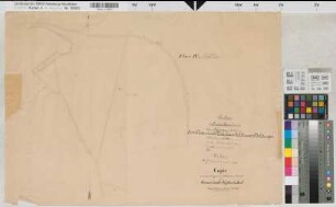 Vosswinkel (Arnsberg), Echthausen (Wickede), Teilung der Echterhauser Waldungen Oester und Westerhaus, Bl. 2 Brouillonkarte