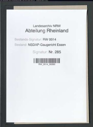 Zurückweisung der Beschwerde des Parteianwärters Hubert FADUM, geb. 1.5.1899, Buchhalter in Essen-West, gegen die Nichtaufnahme in die NSDAP wegen fehlender Grundeinstellung zum Nationalsozialismus sowie wegen Verkehrs mit Juden.