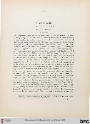 Chapter XVIII: The goddess
