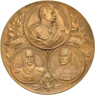 Medaille zum 25-jährigen Bestehen des Württembergischen Kriegerbunds 1902