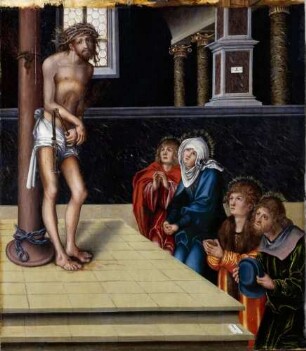 Christus als Schmerzensmann an der Geißelsäule