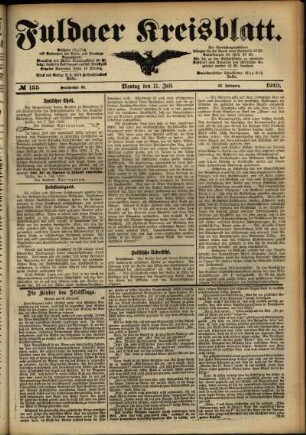 Ausgabe vom Montag, den 11. Juli 1910.