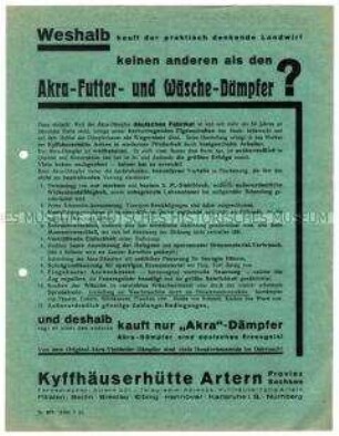 Futter- und Wäschedämpfer