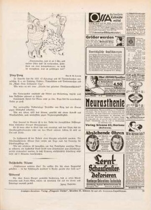 "Donnerwetter, jetzt is es 3 Uhr, und meiner Ollen hab' ich versprochen, ..."