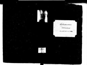 Sasbachwalden OG; Katholische Gemeinde: Sterbebuch 1853-1869