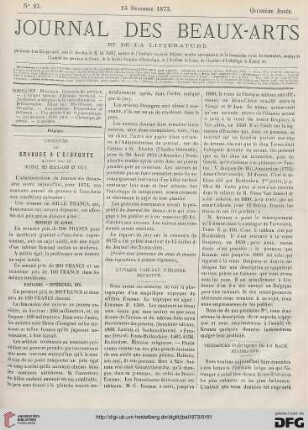 Nr. 23 (15. Décembre 1873)