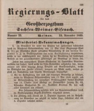 Nr. 25 : 25. November 1855