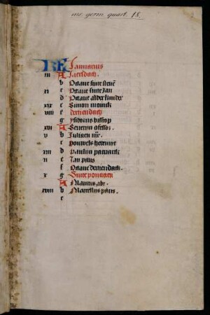 Kalendar der Diözese Utrecht