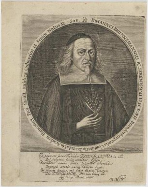 Bildnis des Iohannes Brunnemannus