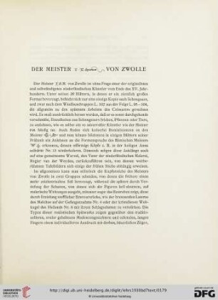 Der Meister [..] von Zwolle