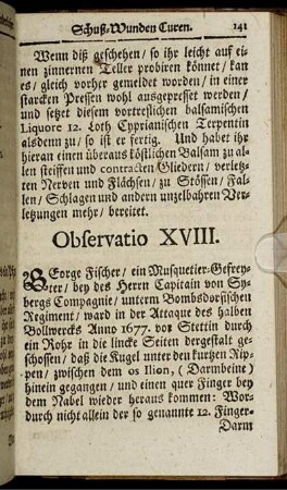 Observatio XVIII.