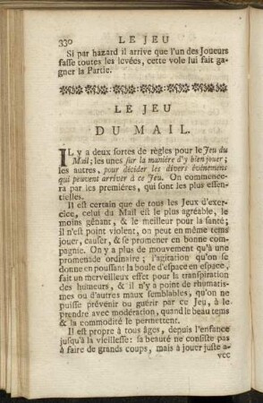 Le Jeu du Mail.
