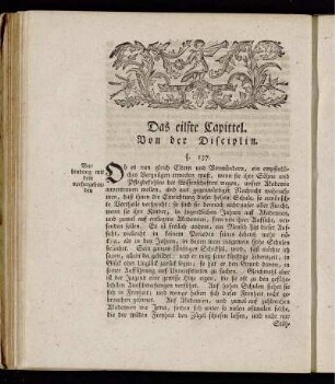 Das eilfte Capittel. Von der Disciplin.