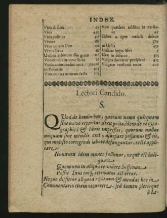 Lectori Candido