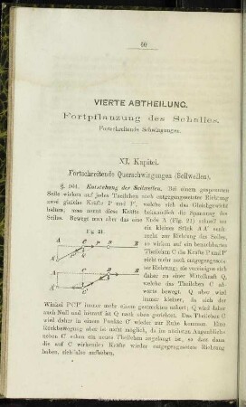 VIERTE ABTHEILUNG. Fortpflanzung des Schalles