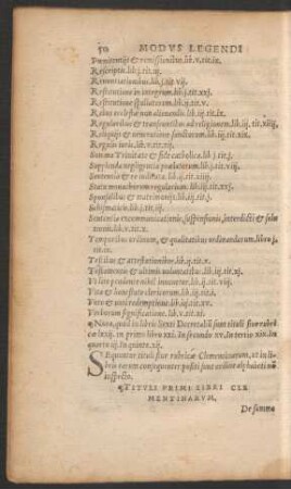 Tituli Primi Libri Clementinarum.
