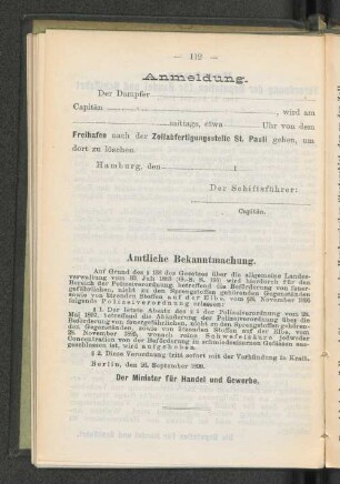 Anmeldung.