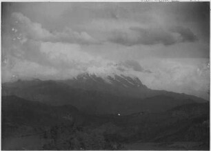 Blick vom Illimani. Westseite, vom Passe de Las Animas