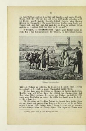 Pflügende Cisterziensermönche