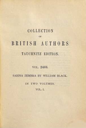 Sabina Zembra : a novel, 1