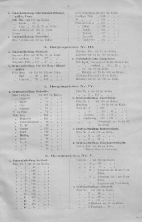 3. Berginspektion Nr. III.
