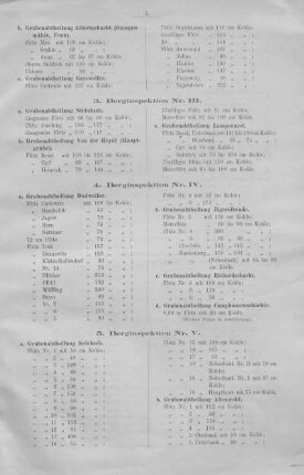 3. Berginspektion Nr. III.
