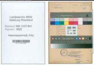 Entnazifizierung Fritz Hammerschmidt , geb. 01.10.1914 (Verw.Angestellter)