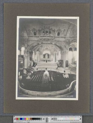 Die große Michaeliskirche, erbaut von Sonnin : Innenansicht, Querschiff