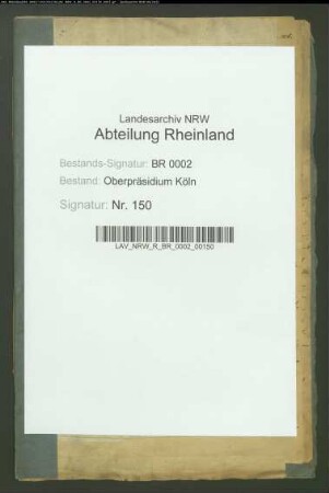 Korrespondenz mit der Gesandtschaft am Bundestage
