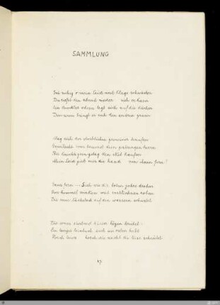 Sammlung